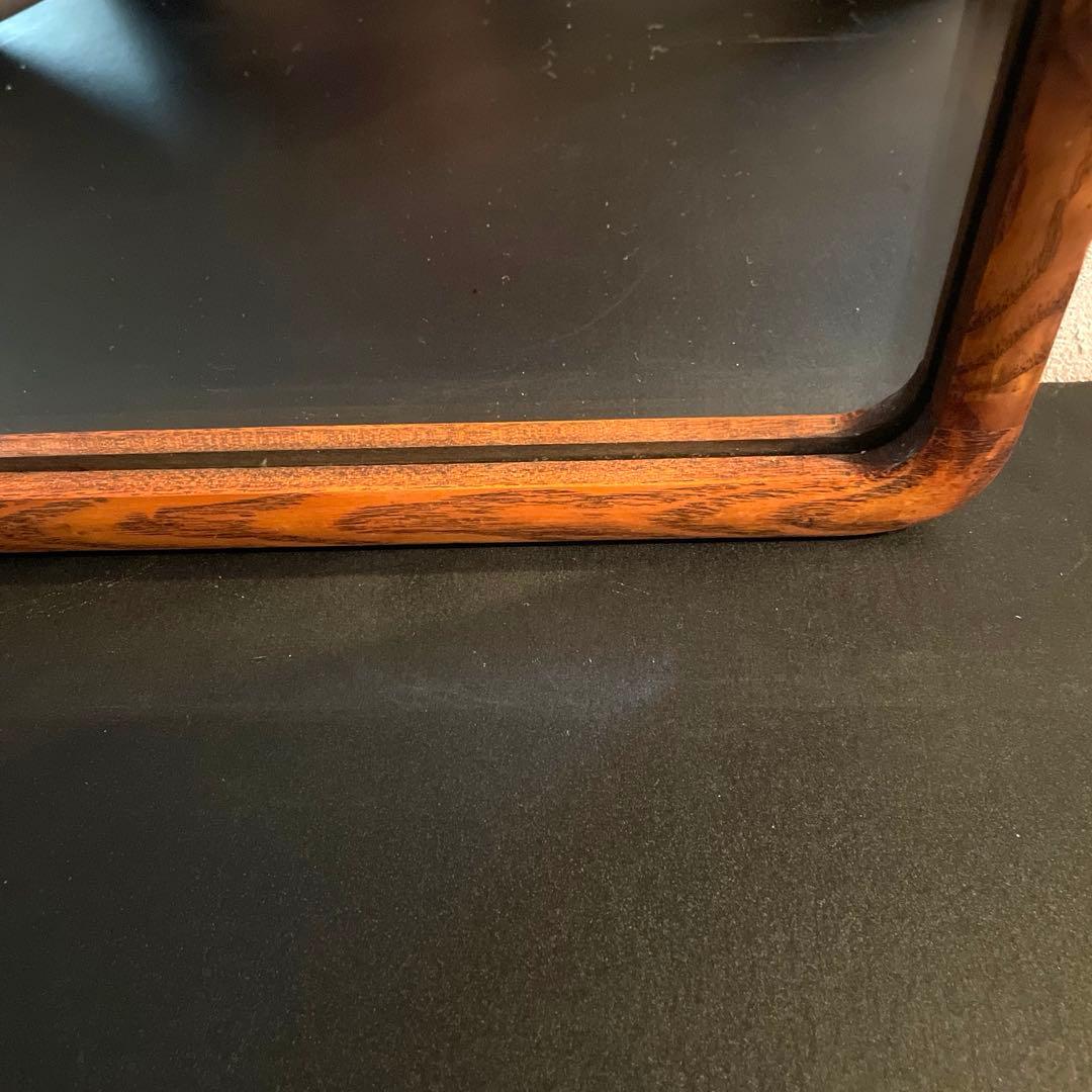 立てかけ鏡　ウォールミラー　木製フレーム　アンティーク　ヴィンテージ　鏡