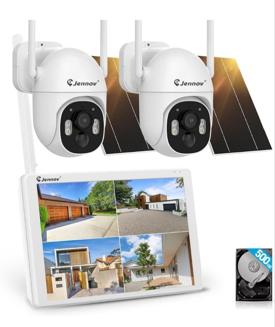 ソーラー式防犯カメラセット