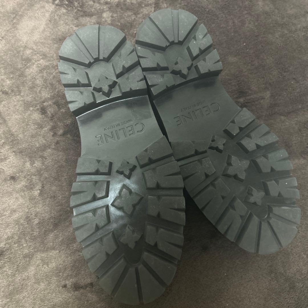 CELINE ブラック フリンジローファー