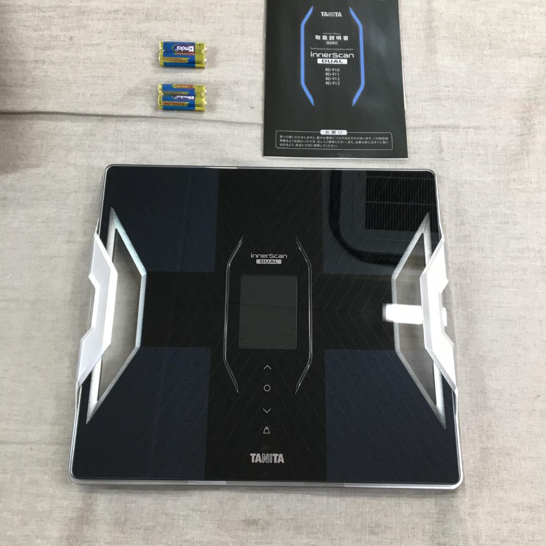 24年製 タニタ 体組成計 スマホ 日本製 ブラック RD-912 BK
