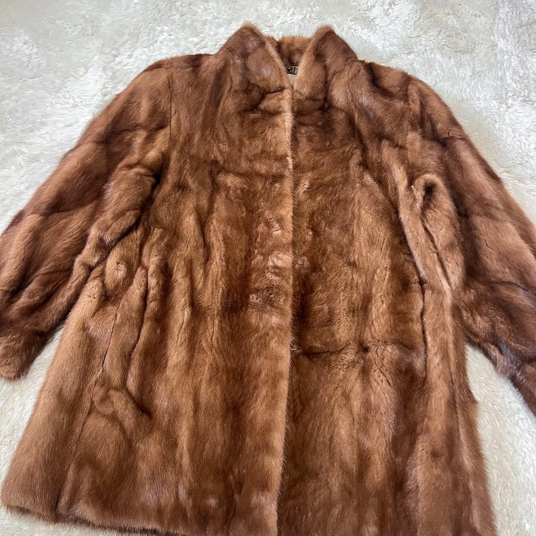 Belle Vison SAGA MINK ファーコート ミンク 毛皮 ブラウン