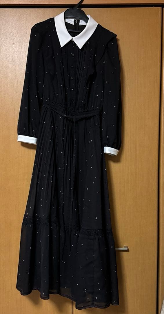 ジャスグリッティー スノードットプリントワンピース