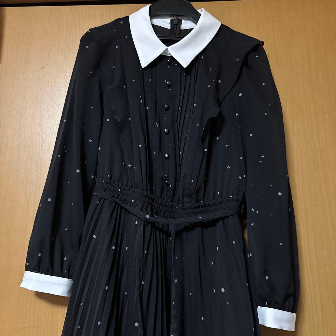 ジャスグリッティー スノードットプリントワンピース