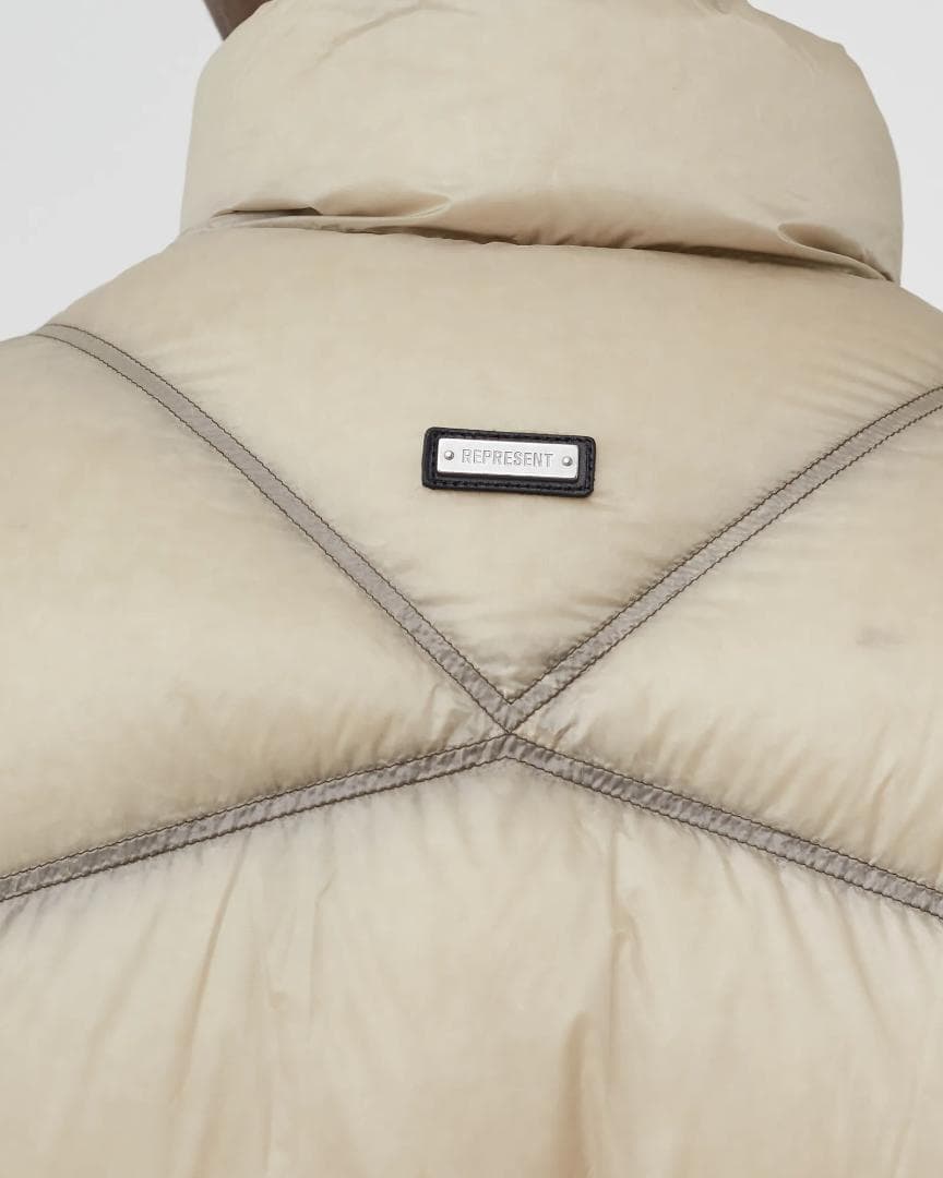 ✨REPRESENT Washed Puffer Jacket ダウンジャケット