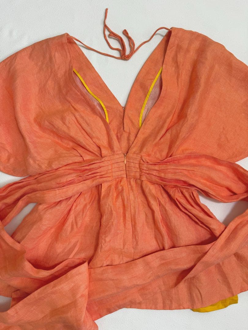 MYLAN オレンジ チュニック　マイラン　夏服　ワンピース　リゾート　美品