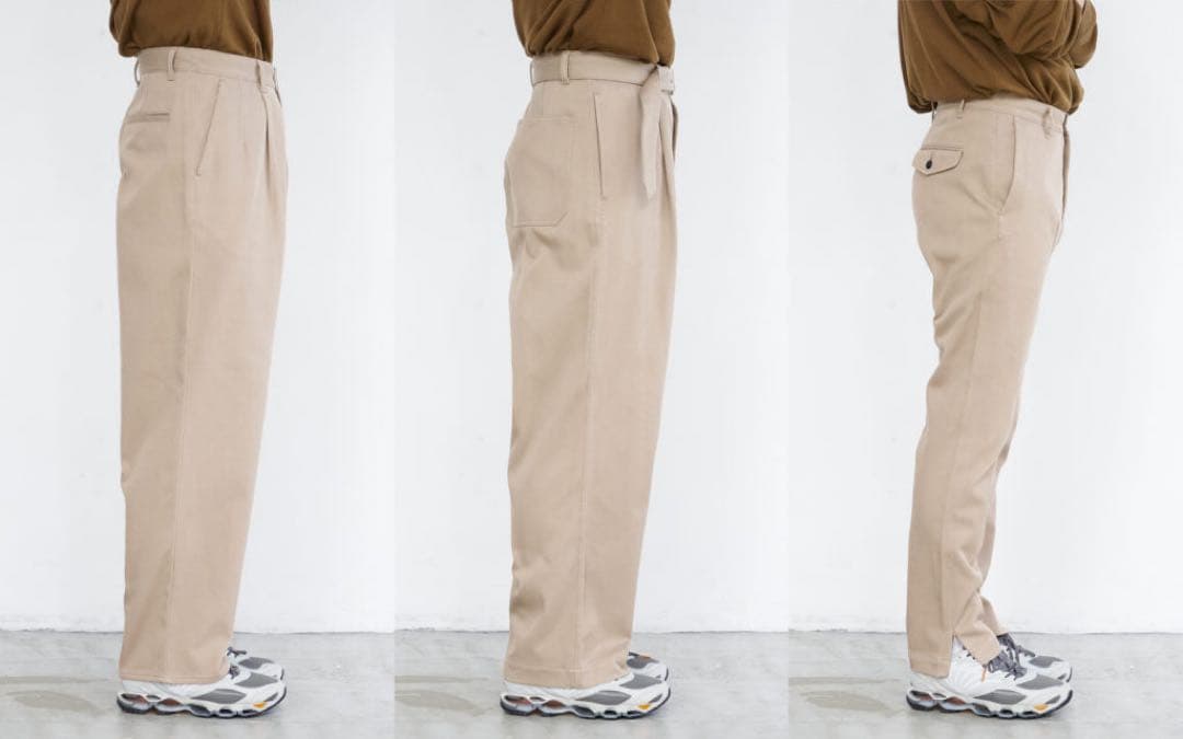 パンツ Graphpaper HARD TWILL TWO TUCK PANTS
