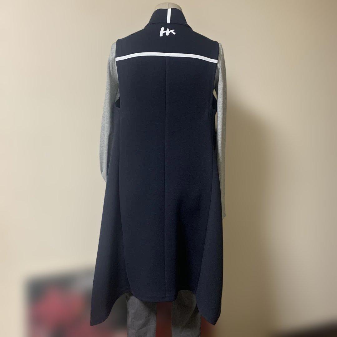 HiROKO KOSHINO TRUNK Wジップロングベストトップス
