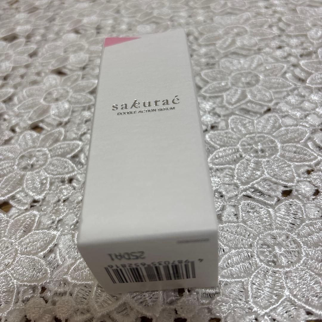 サクラエ　ダブルアクションセラム(リフィル) & ピンクポーチ