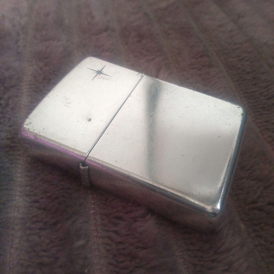 OLDスターリングシルバー ジッポ イン ダイヤ