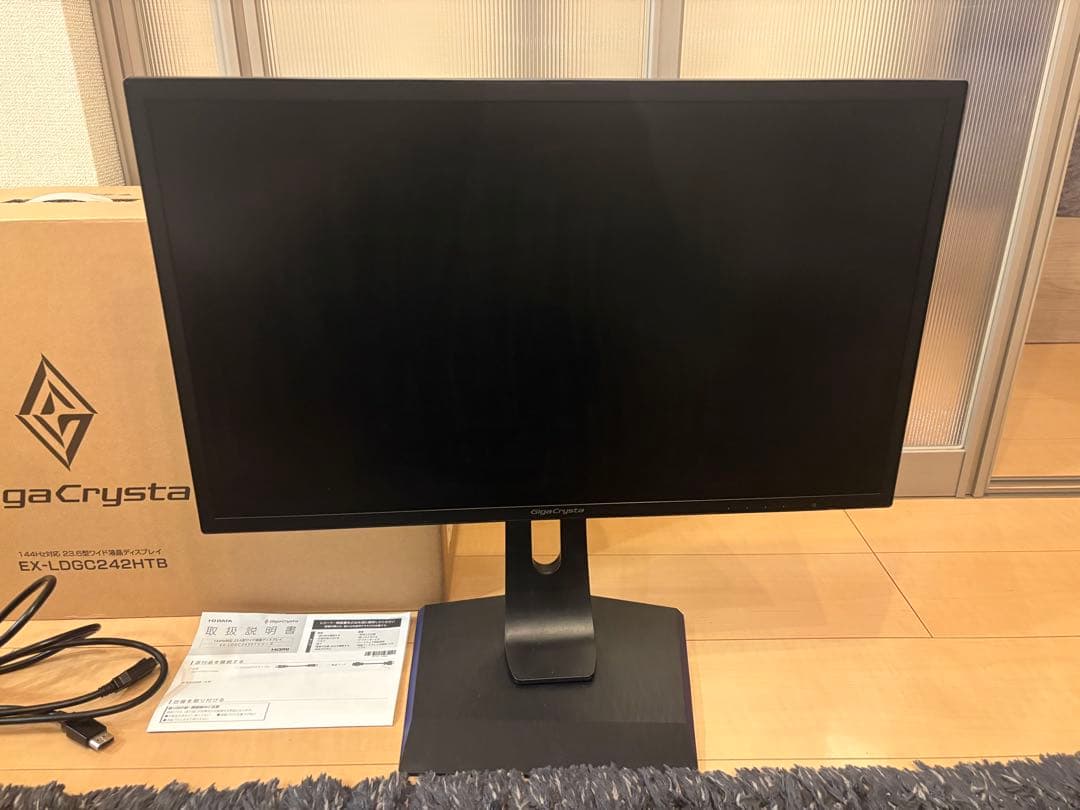 GigaCrysta 144Hz ゲーミングモニター　EX-LDGC242HTB