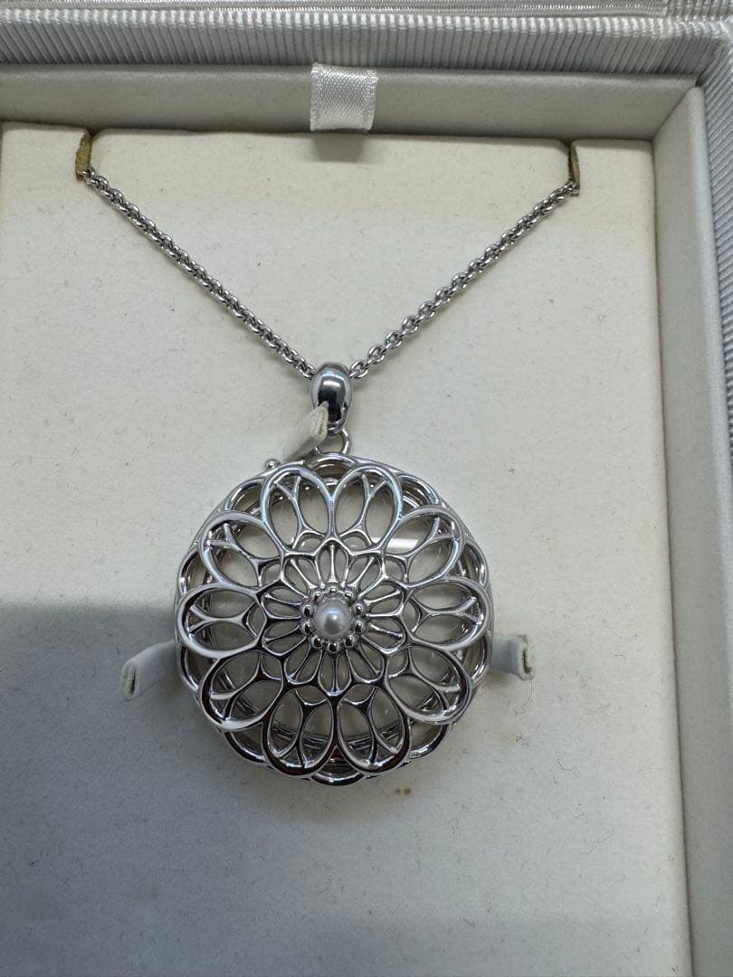 MIKIMOTO シルバー パールネックレス