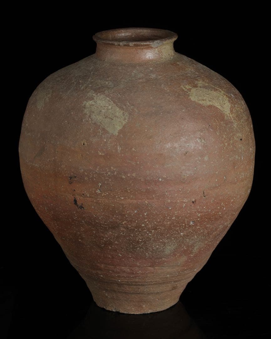 信楽焼 古信楽 大壺 高さ44.5cm 室町時代 古壷 古陶磁 古美術 骨董品