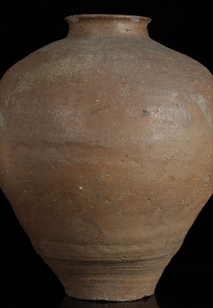 信楽焼 古信楽 大壺 高さ44.5cm 室町時代 古壷 古陶磁 古美術 骨董品