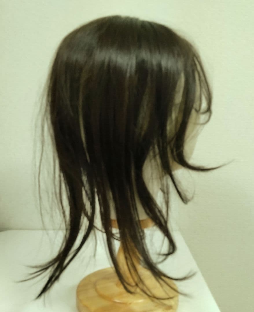 【PinkAge】手植えトップカバーサイドバングルーズCカール★ダークブラウン