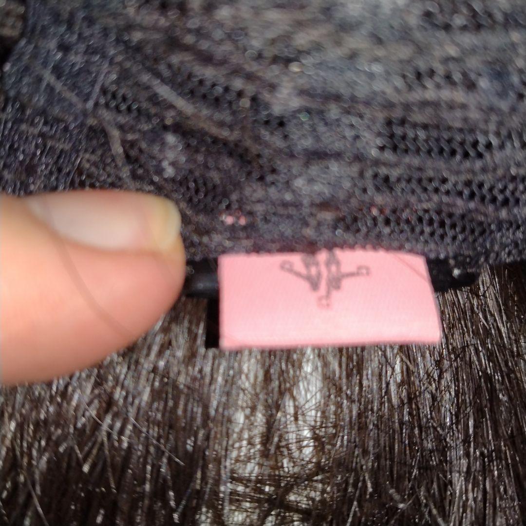 【PinkAge】手植えトップカバーサイドバングルーズCカール★ダークブラウン