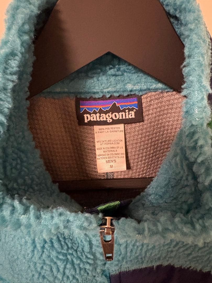 patagonia レトロxベスト M 青