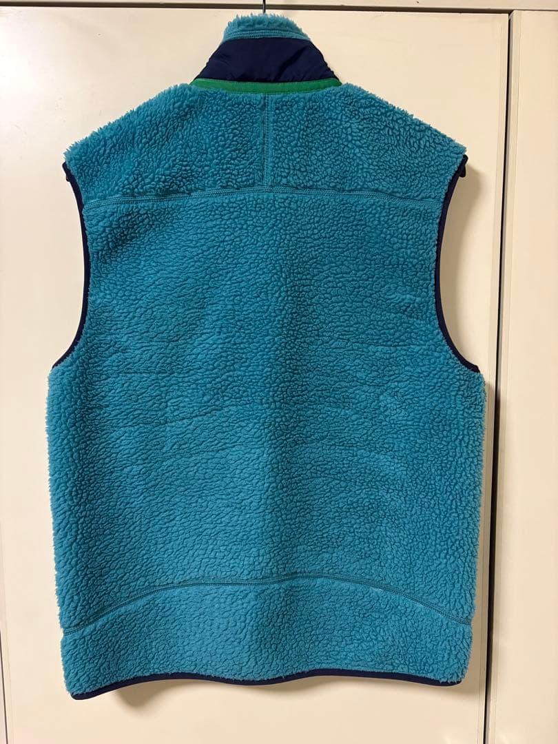 patagonia レトロxベスト M 青