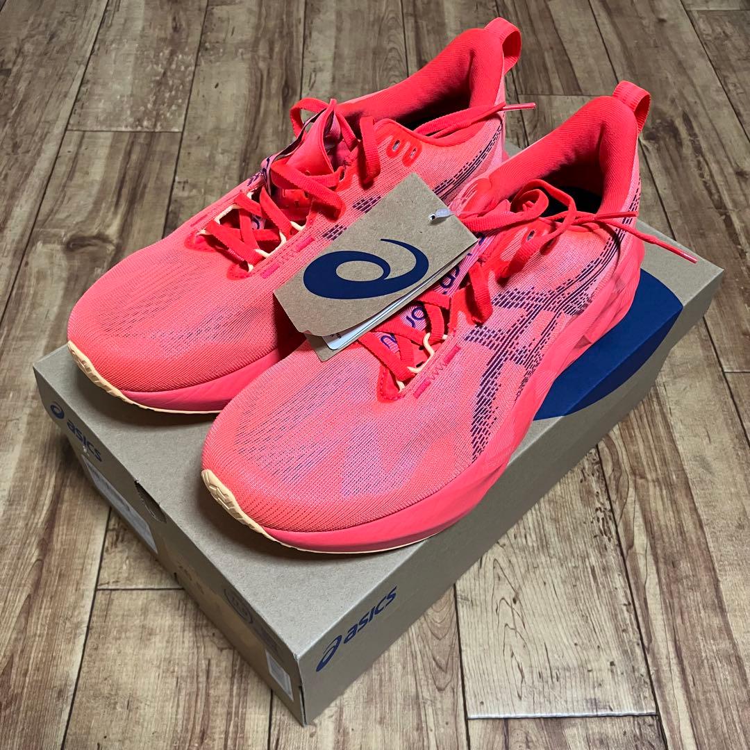【新品未使用】アシックス ノヴァブラスト5 26.5cm 2E フラッシュレッド
