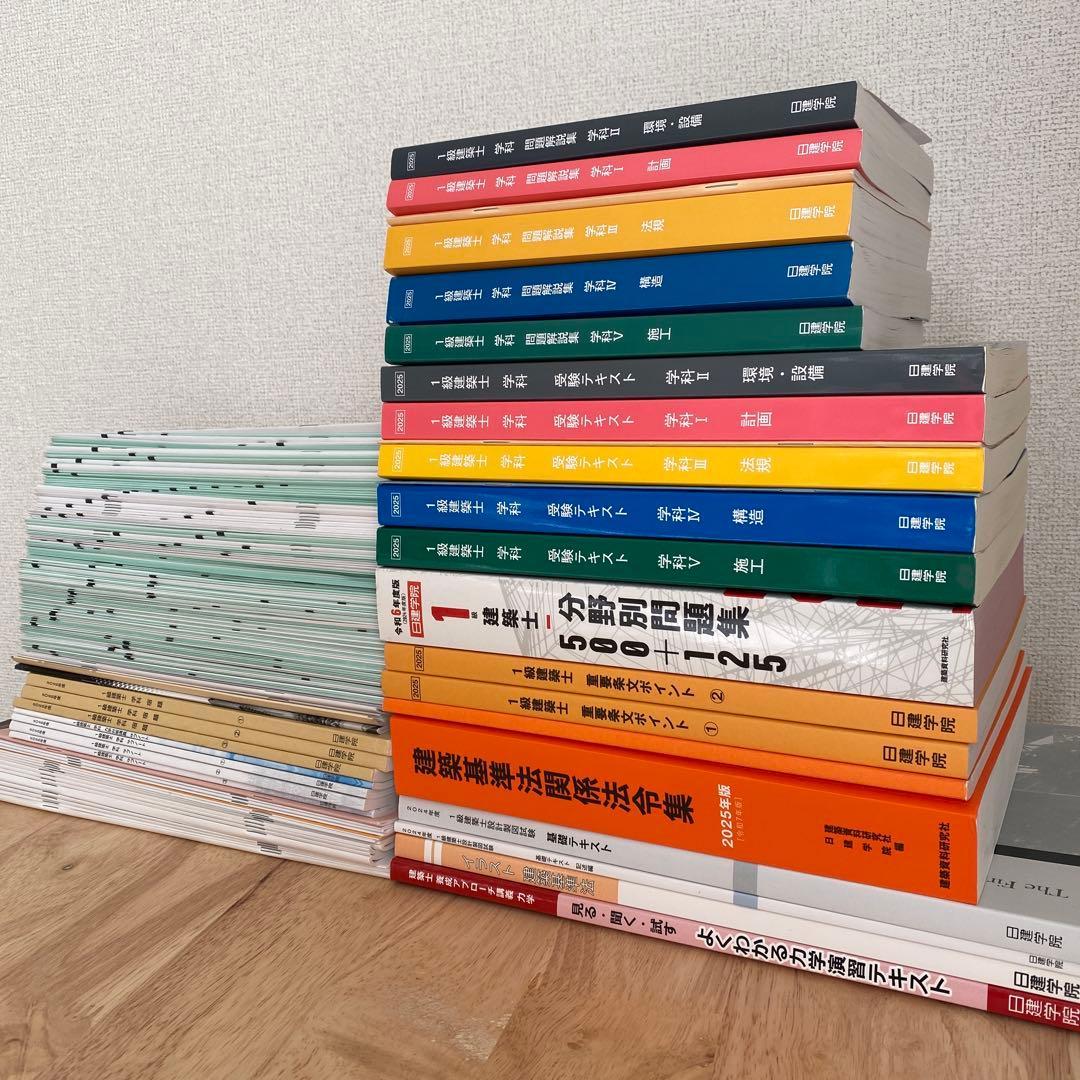 1級建築士　令和7年　2025年　テキスト&問題集