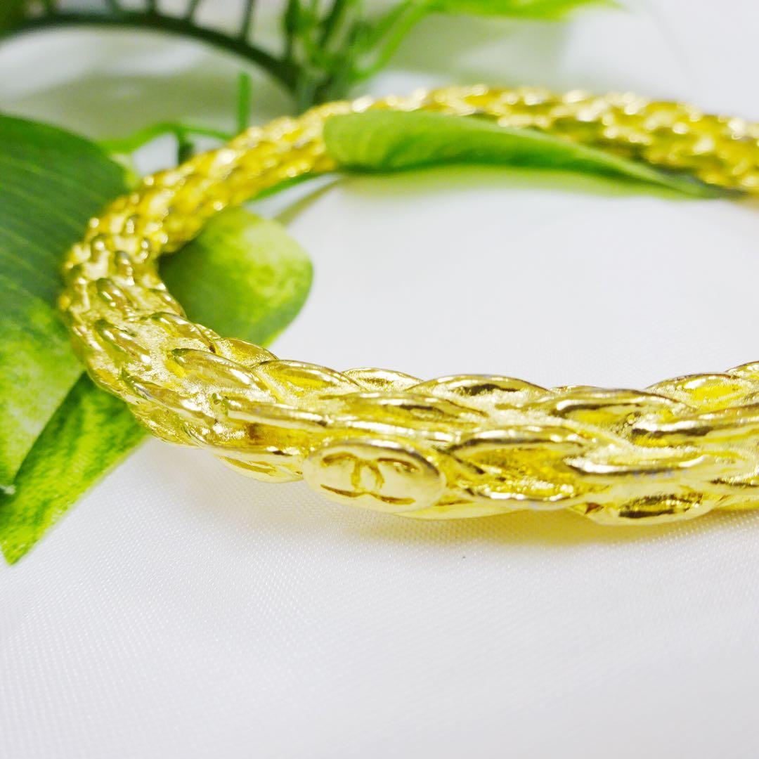 専用【美品】CHANEL シャネル ココマーク バングル ゴールド レディース