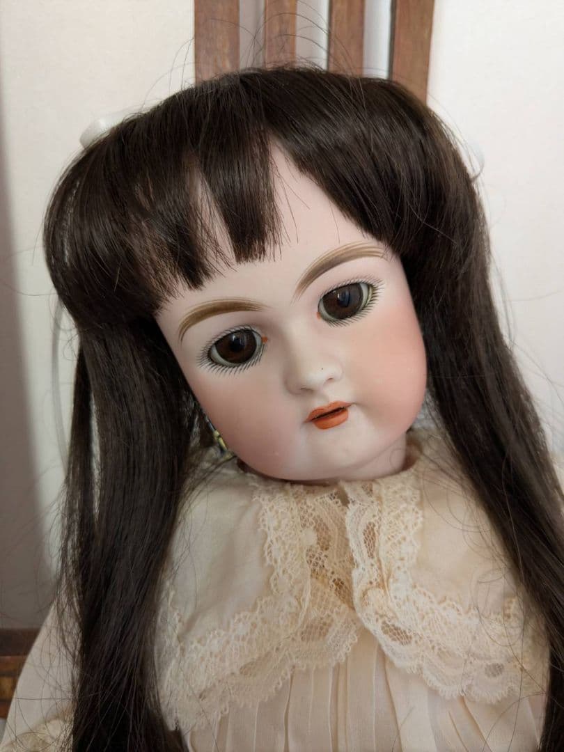 アンティークビスクドール　ドイツの子 ハンドベルク