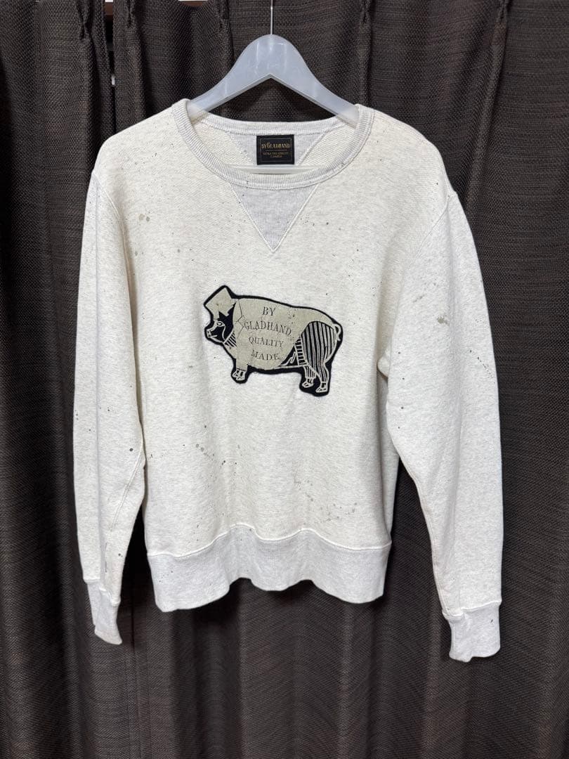 BY GLADHAND [別注スウェット]HOG -SWEAT