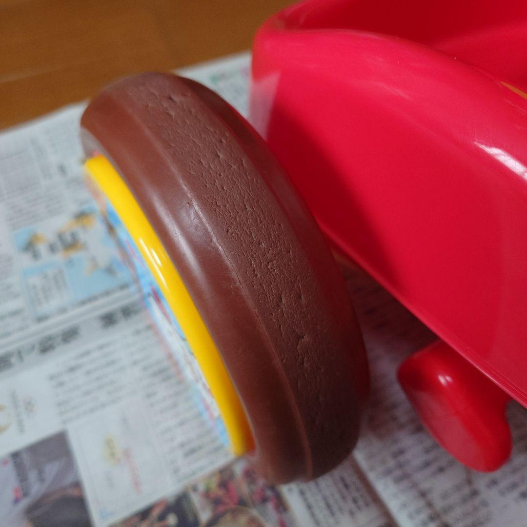 アンパンマン 三輪車 押し棒付き