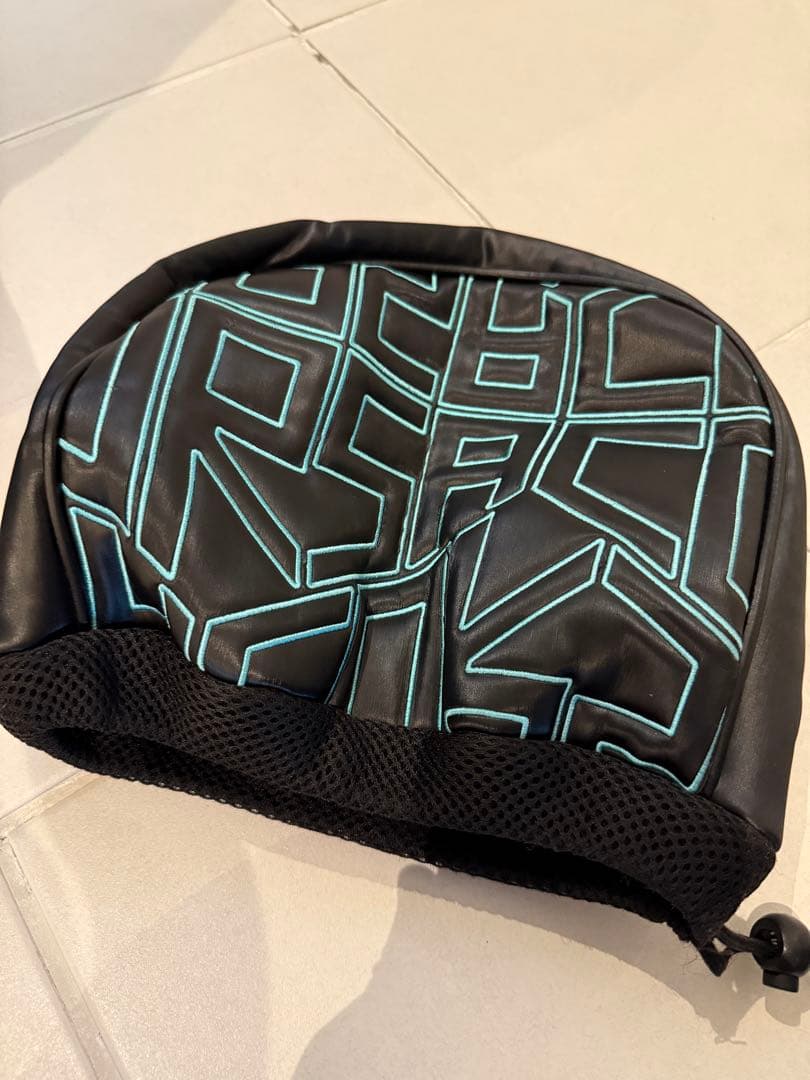 BAILDO キャディバッグ ブラック／ターコイズブルー