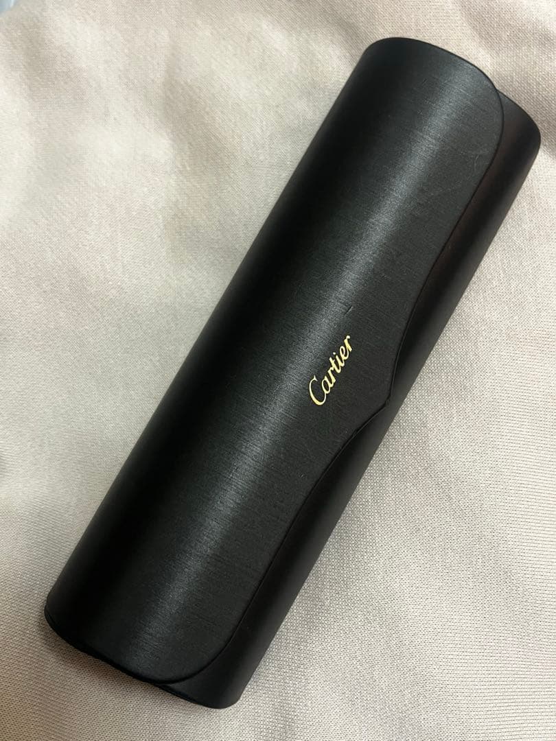 Cartier ブラック メガネケース