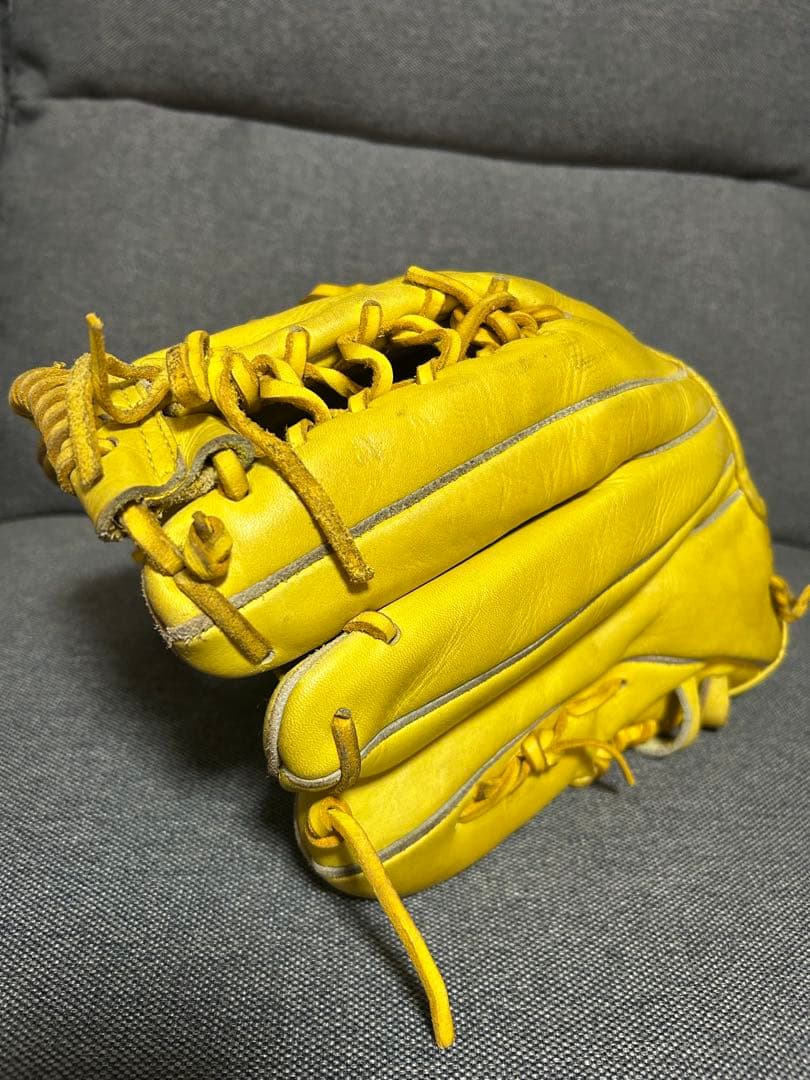 タマザワ 両手投げ 軟式グローブ TG-WH20イエロー 左右 TAMAZAWA