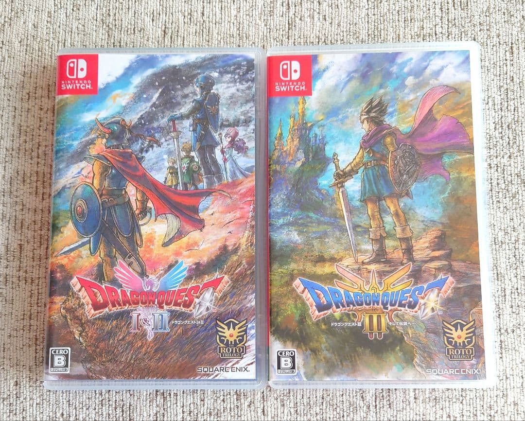 【ドラゴンクエスト1&2】【3そして伝説へ】Switchパッケージ版 2枚セット