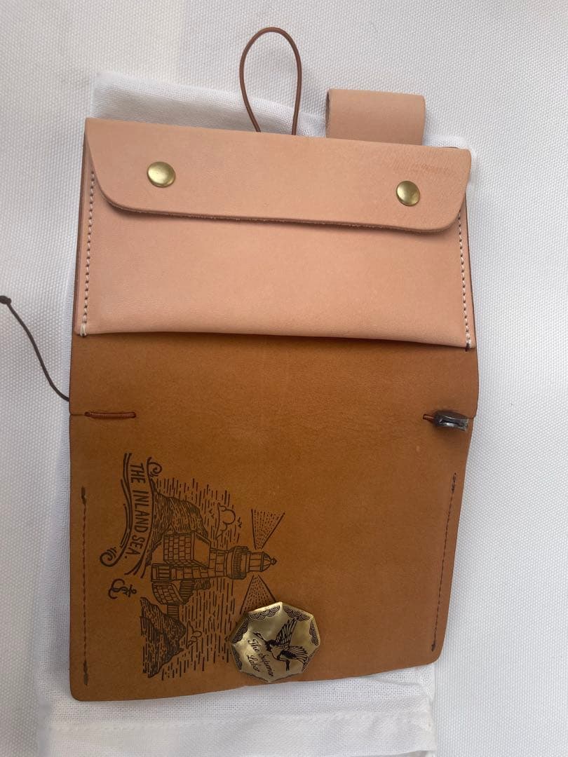 トラベラーズノート　TSL倉敷 限定 パスポートサイズ　キャメル ポケットX2