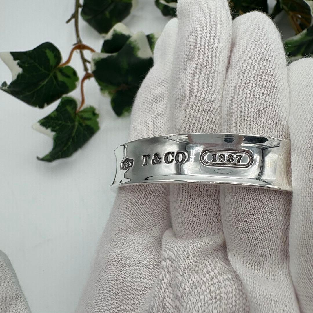 【磨き済み】ティファニー　 バングル 1837 シルバー
