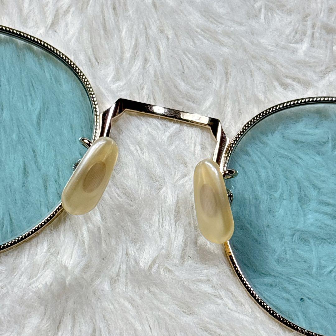 極美品 ayame アヤメ OLDSTAR オールドスター サングラス ゴールド