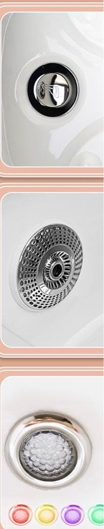 サーフ LEDライト付き フットバス