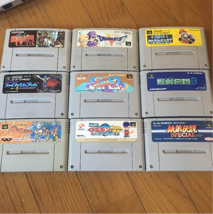 ファミコン、スーパーファミコン兼用セット