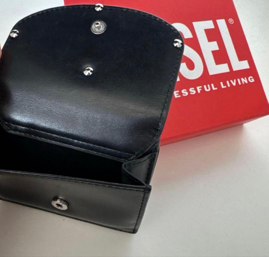 DIESEL 黒 折りたたみ財布 本日限定価格