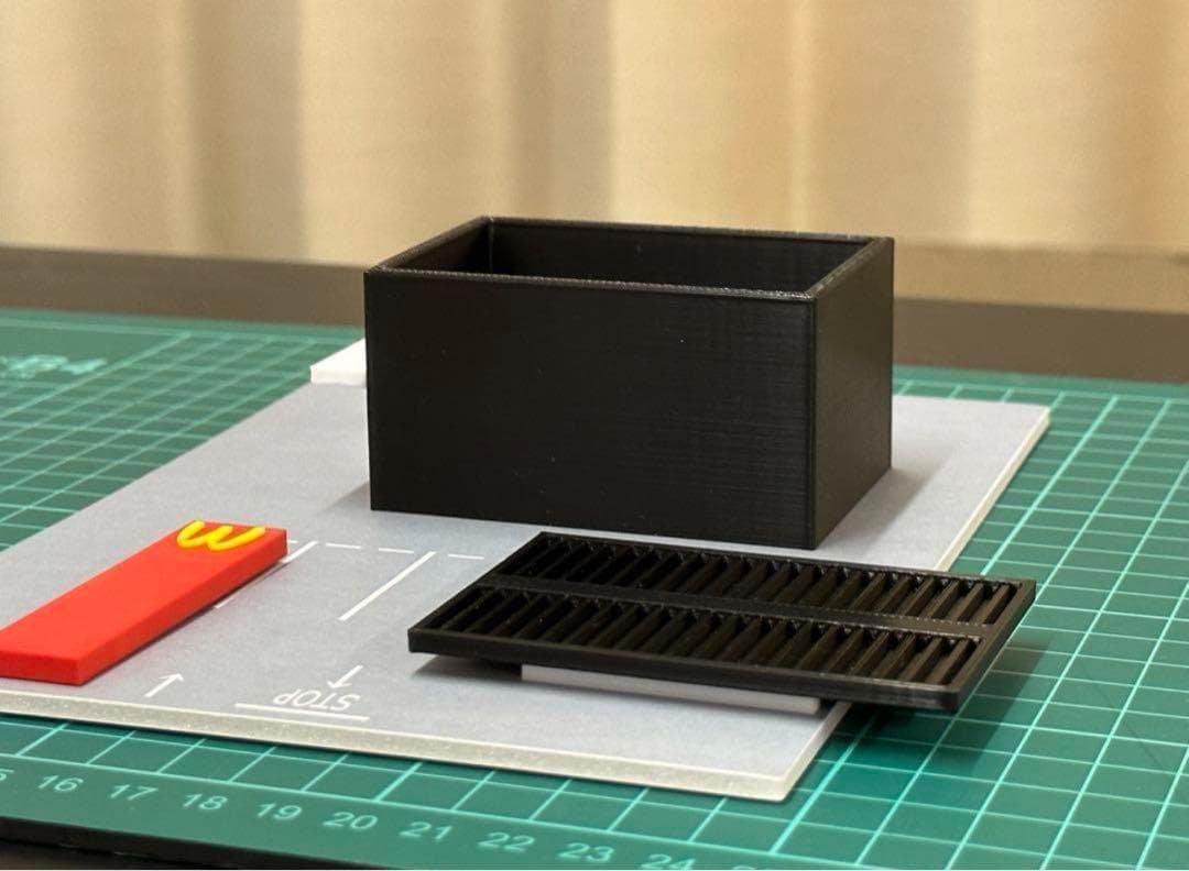 Nゲージ★ワクドナルド★鉄道模型★フィギュアに★1/64より小★ジオラマに