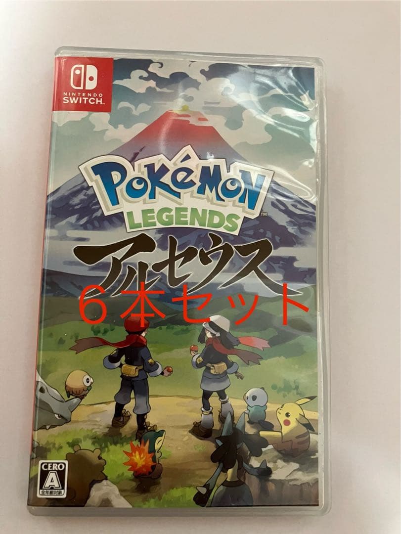 Nintendo Switchソフトポケモン レジェンズ アルセウス　6本セット