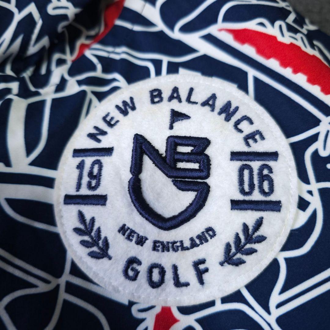 ニューバランスゴルフ】スニーカー総柄 撥水ナイロンブルゾン×スカートアップMS