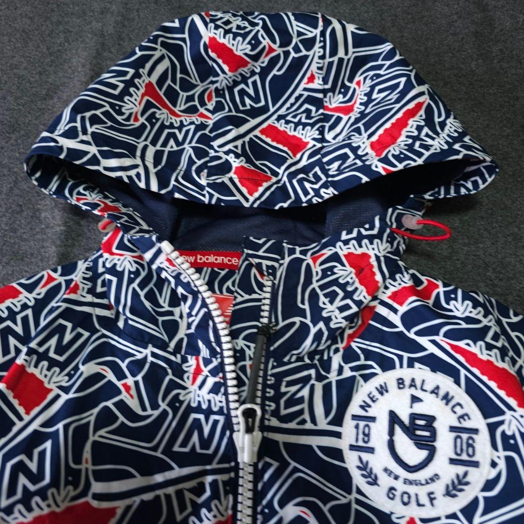 ニューバランスゴルフ】スニーカー総柄 撥水ナイロンブルゾン×スカートアップMS