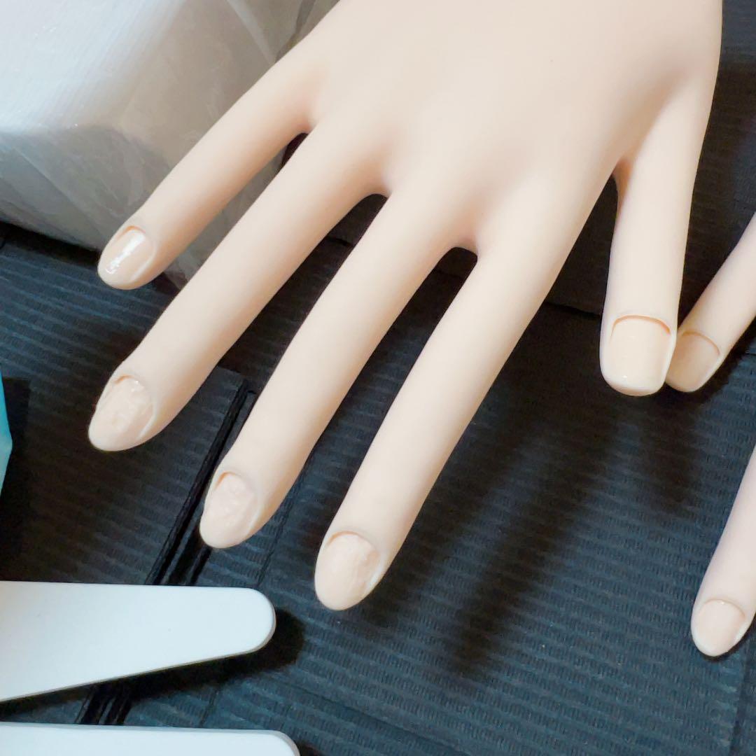 JNEC認定モデルハンド　ファイル　シャイナー　テーブルペーパー　ガーゼ　セット