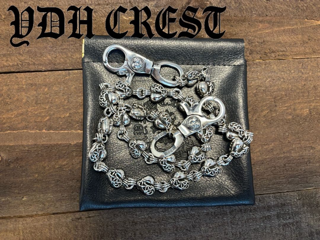 バイカー必須　ウォレット用プレーン　シルバーチェーン　TYPE1　QBKB0