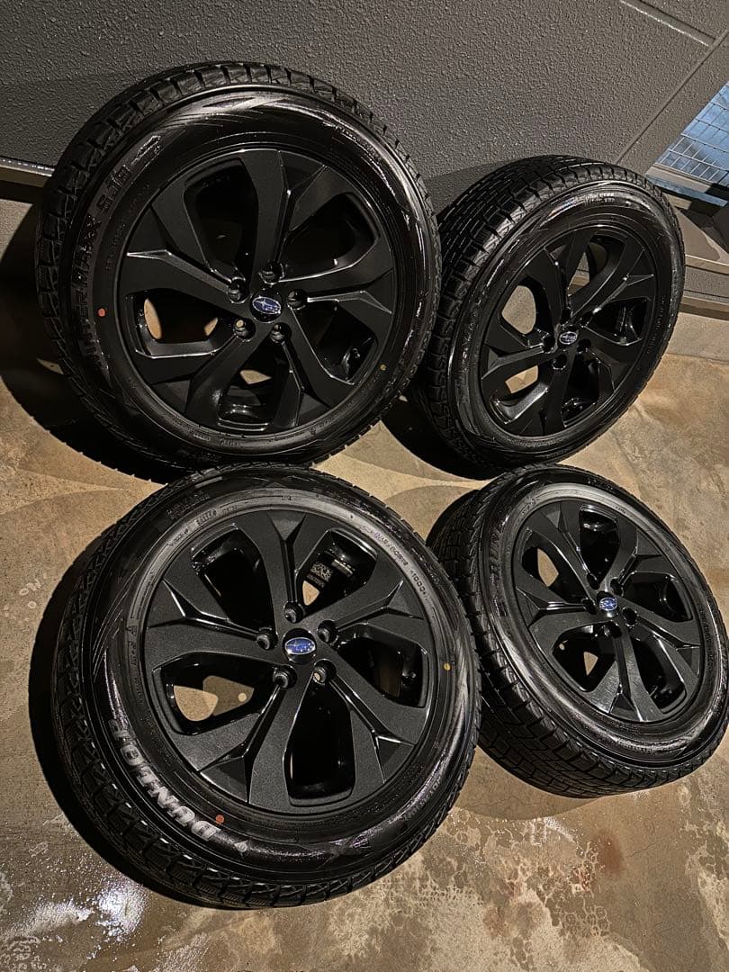 アウトバックBT5純正ホイール付スタッドレスタイヤ4本セット【12/31まで】