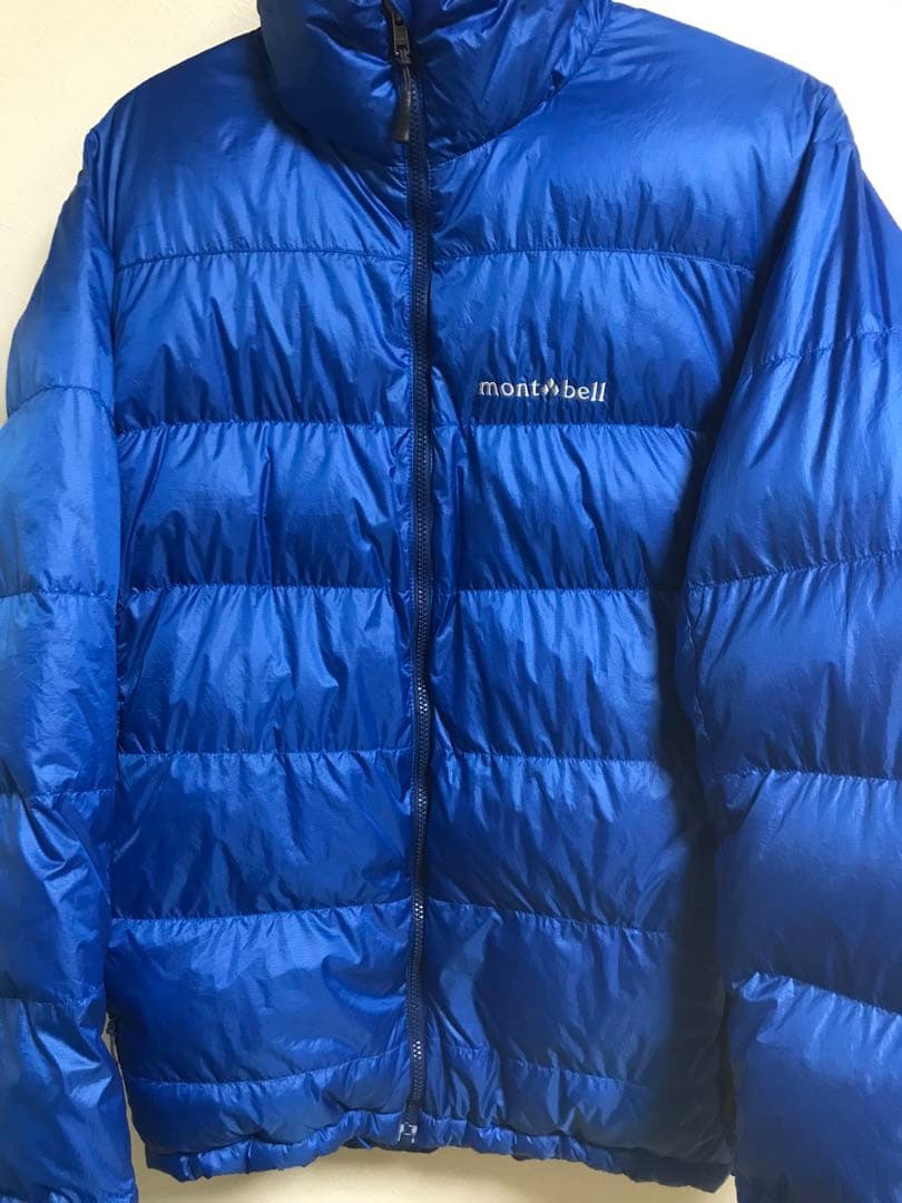 mont-bell アルパインライトたダウン　ブルー