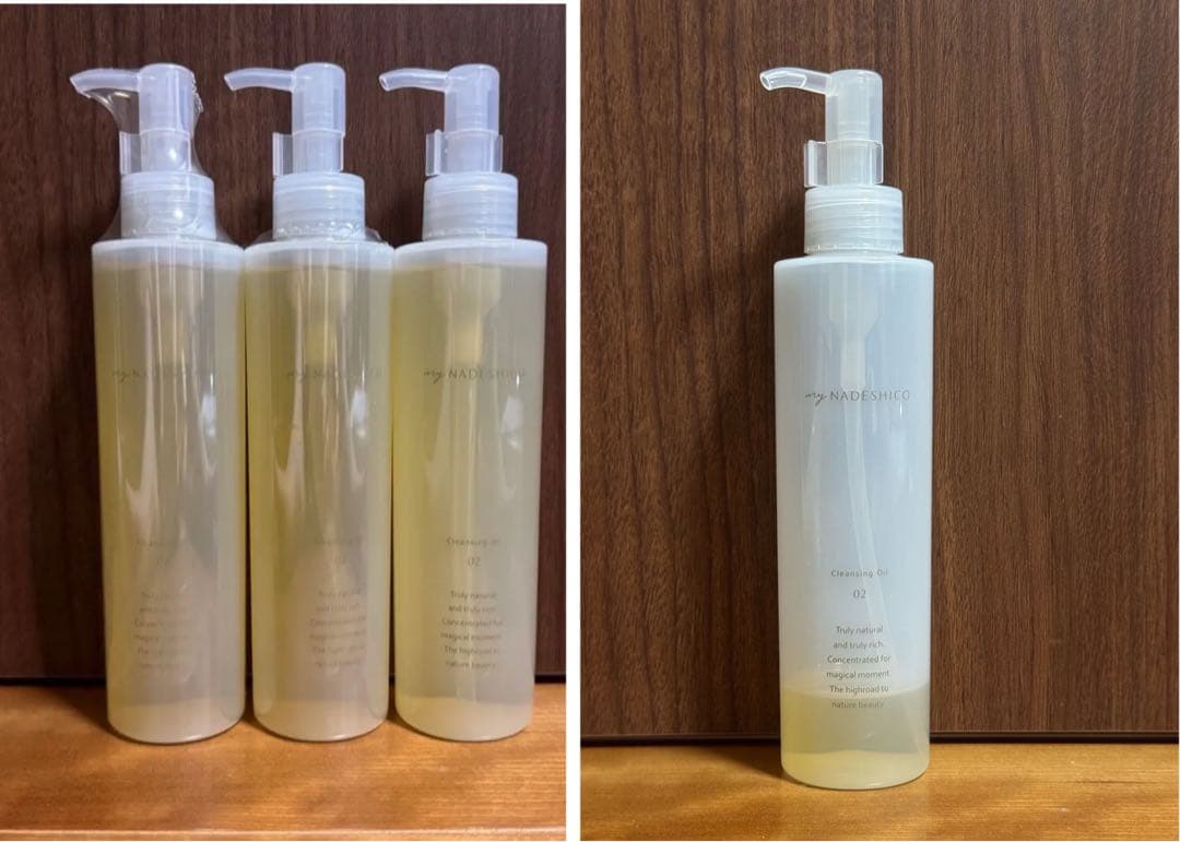 【新品3本+4本目写真】マイナデシコ　クレンジングオイル2