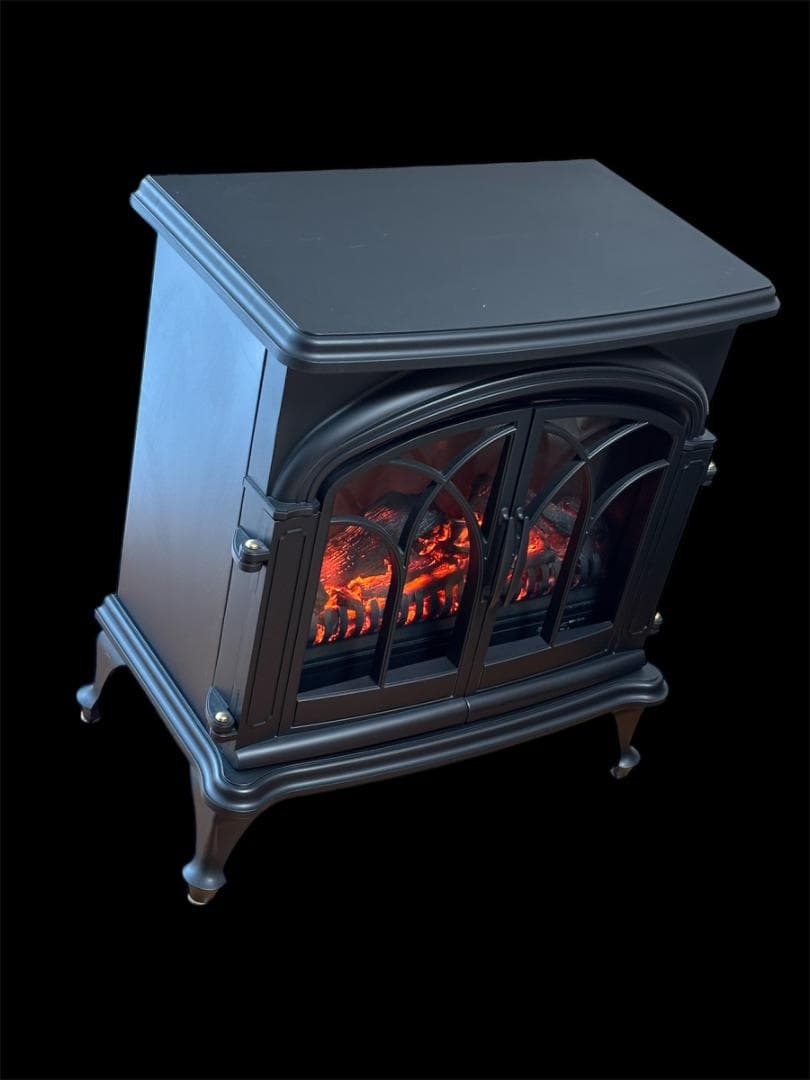 ワイド暖炉型ファンヒーター 2017年製 BLT-999B-3-BK ニトリ