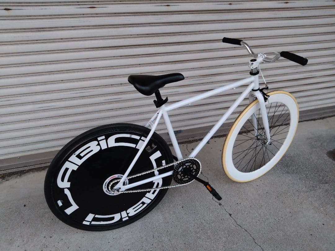 【まこやん】シングル　コースターブレーキ　ホイールカバー　ノーパンク