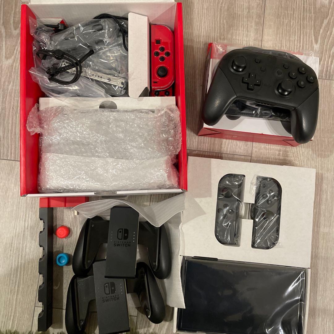 Nintendo Switch 有機EL 美品＋ジョイコン、プロコン、マリカ8α