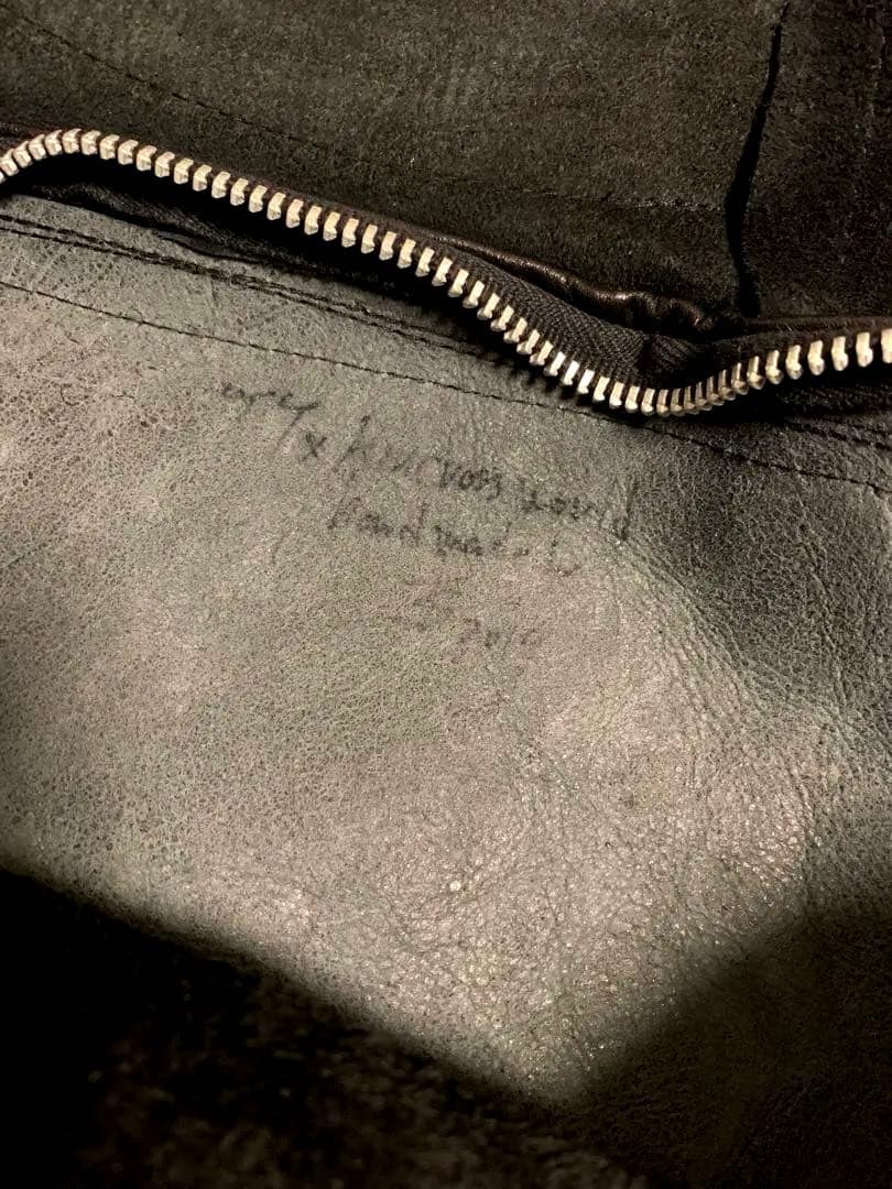 all leather shoulder × body 2way bag